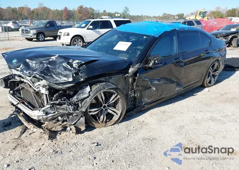 2019 BMW 750I из США, поврежденный, VIN WBA7F0C59KGM24255